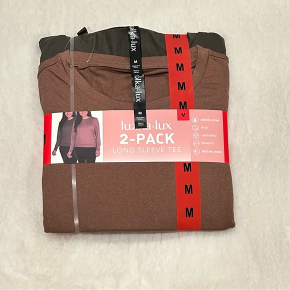 Lukka Lux Ladies' Long Sleeve Active Top, 2-pack, Size XL - Picture 11 of 11